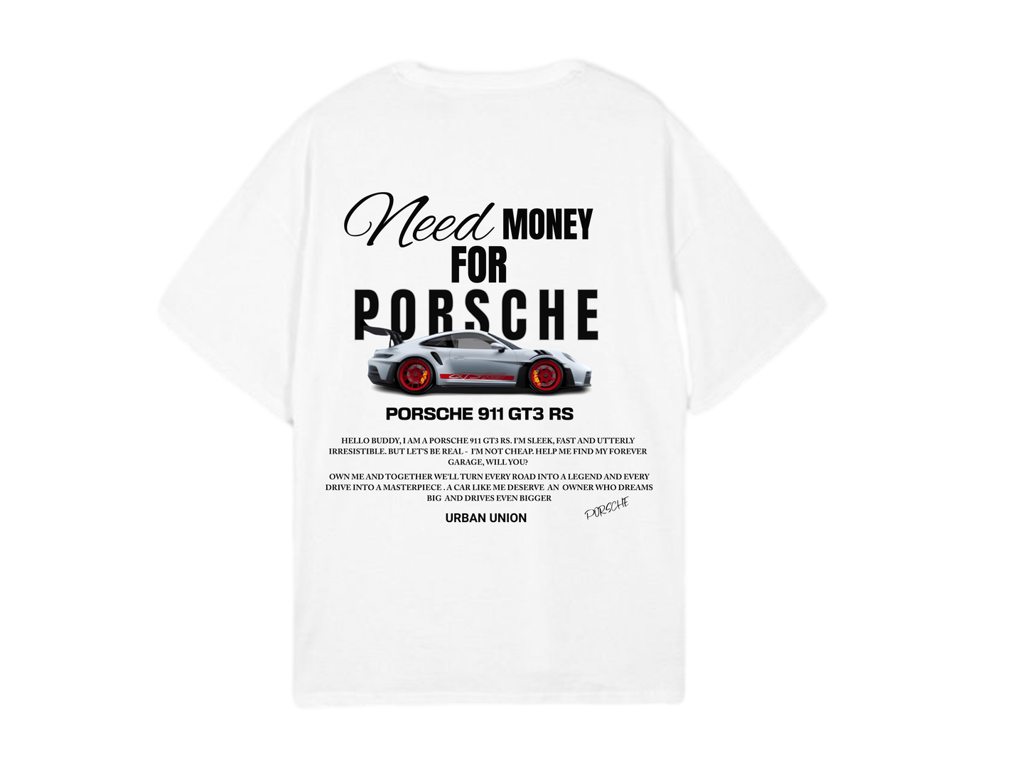 Porsche Oversized Tee (White)