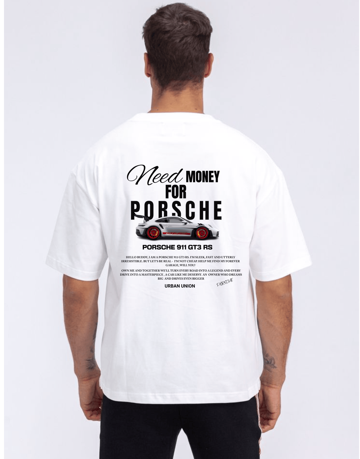 Porsche Oversized Tee (White)